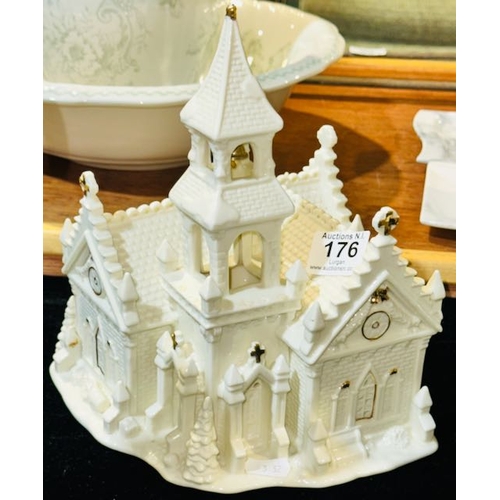 176 - Large Ceramic Church