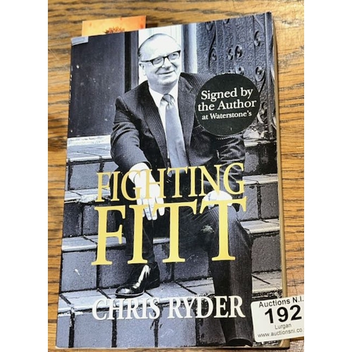 192 - Fighting Fit by Chris Ryder Signed by Author