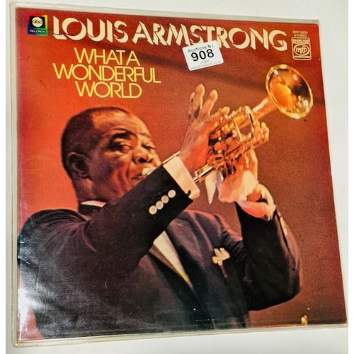 908 - Louis Armstrong - What A Wonderful World LP