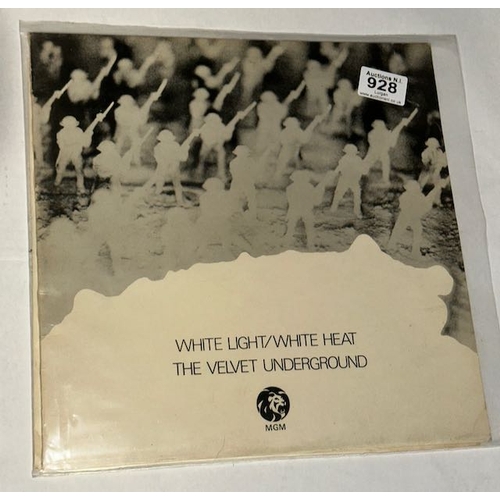 928 - The Velvet Underground - White Light/White Heat LP