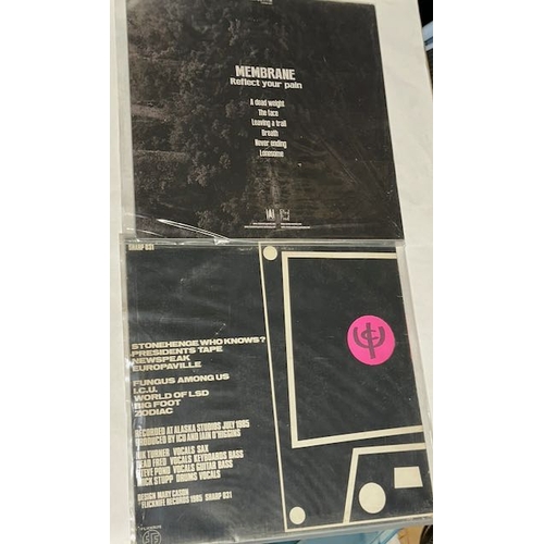 934 - Inner City Unit - The President Tapes + Membrane - Reflect Your Pain LPs