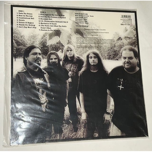 938 - Napalm Death - Enemy of the Music Business Rare Red LP