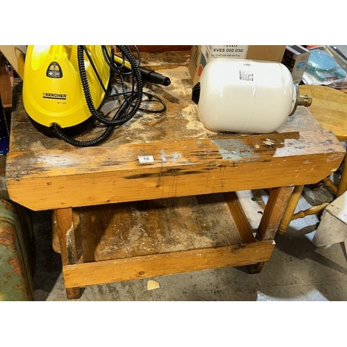 16 - Wooden Work Bench - Approx 36