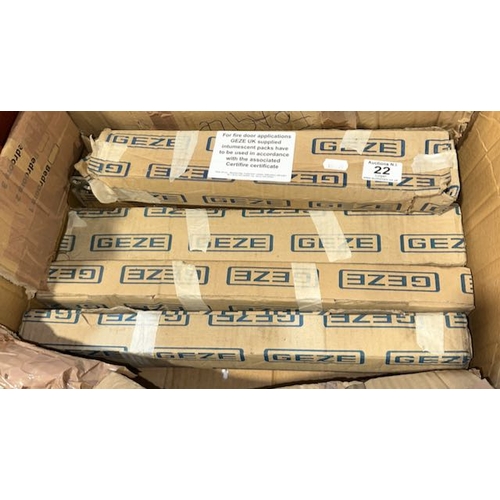 22 - Approx 5 x Geze Fire Door Applications