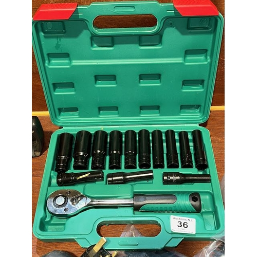36 - 14pc Unused Socket Set