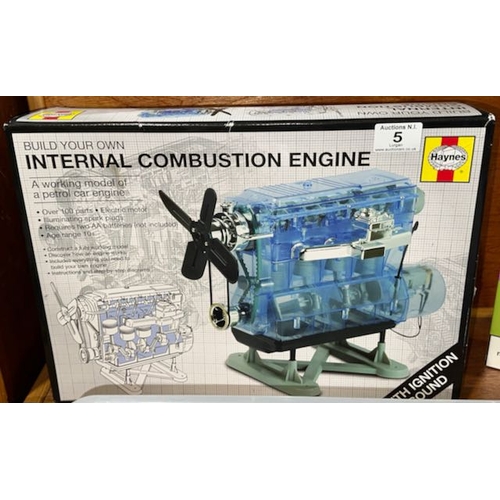 5 - Haynes Build Your Own Combustion Engine In Original Box