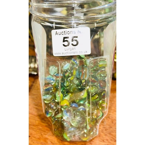 55 - Tub of Marbles