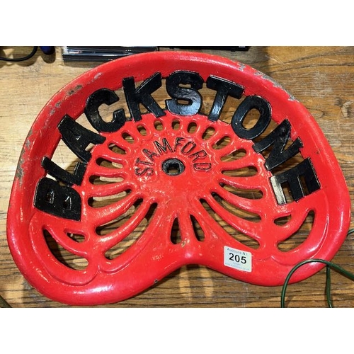 205 - Blackstone Stamford Tractor Seat
