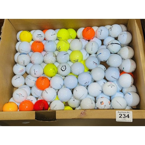 234 - Lot of Appx 120 Golf Balls