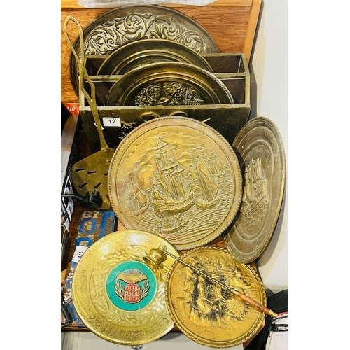 12 - Collection of Brassware