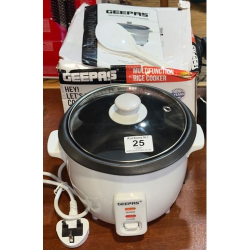 25 - Geepas Multifunction Rice Cooker