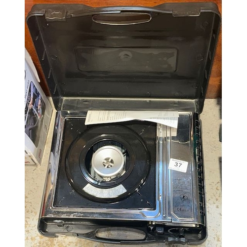 37 - Portable Gas Stove in Case