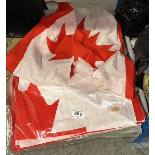885 - Lot of Canadian Flags