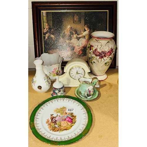 887 - Lot of Collectibles Incl Limoge, Widdop etc
