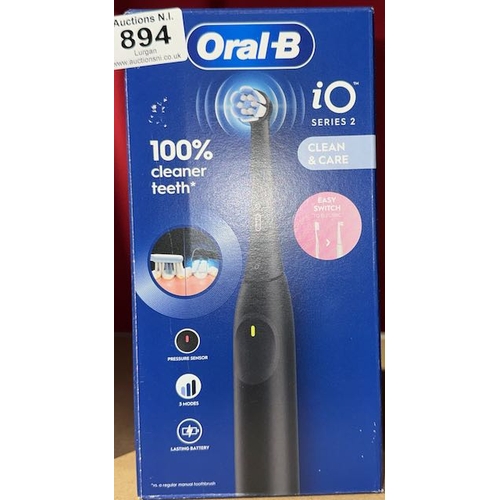 894 - Box Sealed Oral B IO Series 2 Rechargeable Toothbrush RRP £50