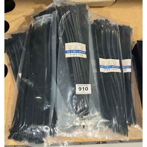 910 - Approx 10 x 100pc Polaris Cable Ties