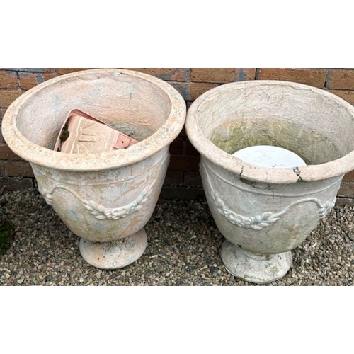 973 - 2 x pairs of Large Planters