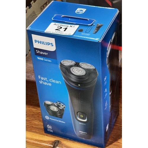 21 - Box Sealed Philips Shaver 1000 Series
