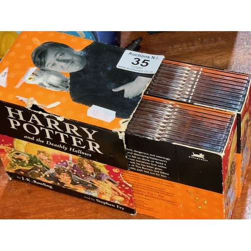 35 - Harry Potter And The Deathly Hallows Audio Book Set Narrated By Stephen Fry