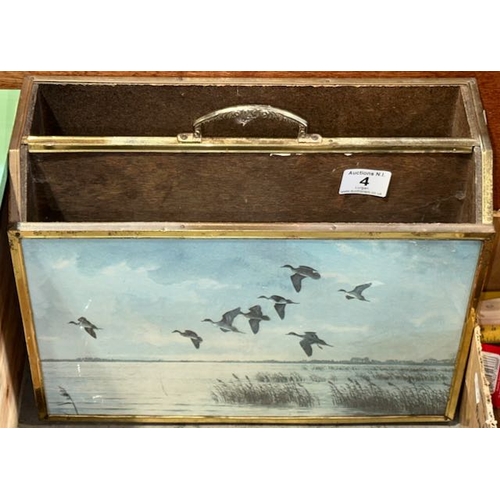 4 - Brass Birds In Flight Magazine Rack