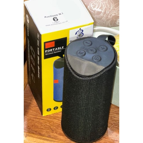 6 - Boxed/Unused Base Booster Wireless Portable Speaker