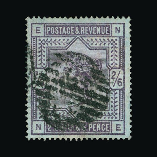 20485 - Great Britain - QV (surface printed) : (SG 179a) 1883-84 2s6d deep lilac, NE, on blued paper within ... 