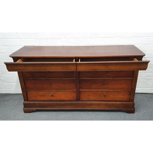 502 - Mahogany  8 Draw Merchant Chest, 69