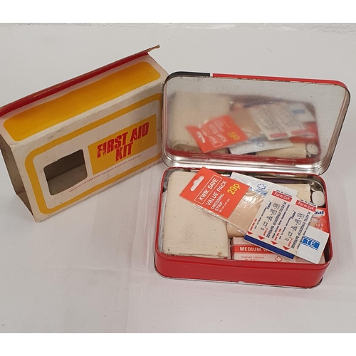 20 - Vintage first aid box with original sleeve and contents