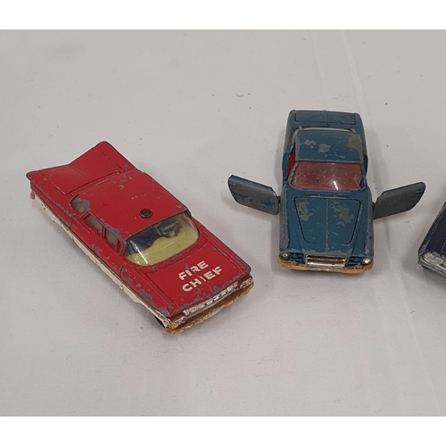 268 - Group of 4 Diecast American muscle cars including a Man from Uncle Oldsmobile