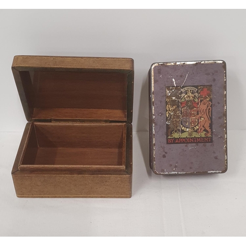 270 - Vintage playing cards in a decorated box