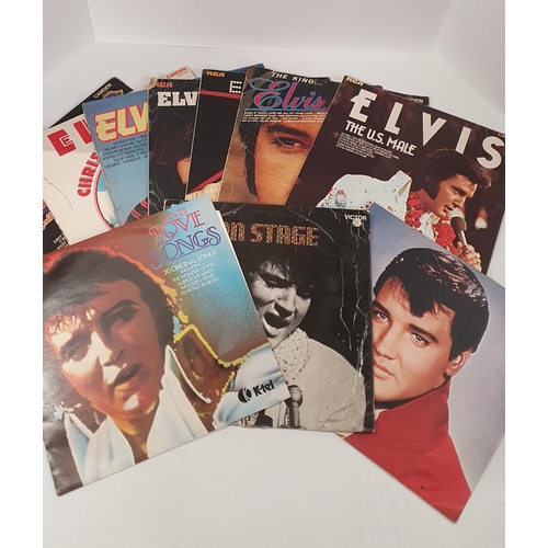 248 - Collection of 10 Elvis Vinyl LP's with original sleeves