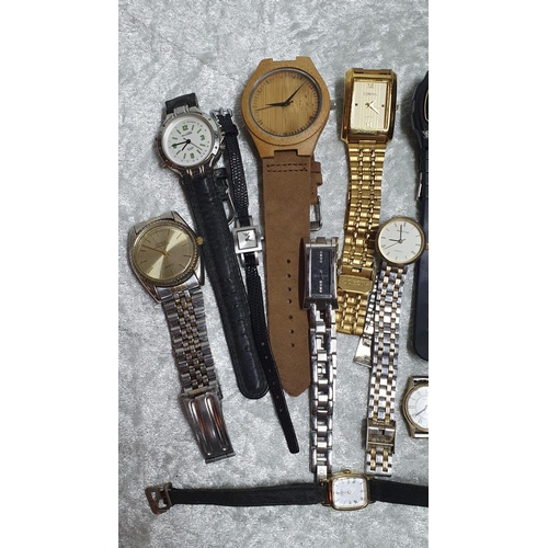 225 - Collection of various quartz watches including makers Lorus, Citron & Sekonda