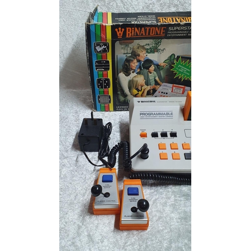 275 - Retro Gaming - Boxed Binatone Superstar programmable TV Video games console