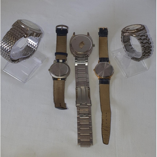 234 - Group of 5 gents fashion watches including Ben Sherman & Paul Smith examples