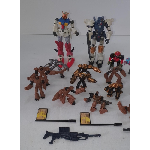 288 - Collection of plastic figures including transformers