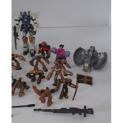 288 - Collection of plastic figures including transformers