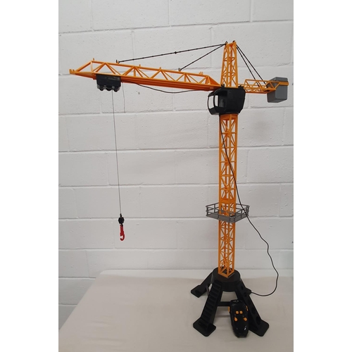 301 - Very large plastic and metal, electric battery powered construction crane, with power movement [ sta... 