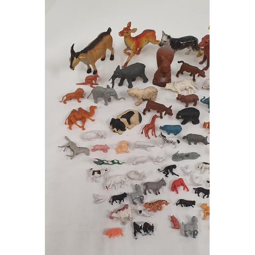 303 - Large collection of plastic farm & wild animals