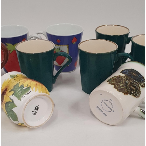 410 - Collection of 8 Ceramic mugs including a Wedgwood teddy bear example