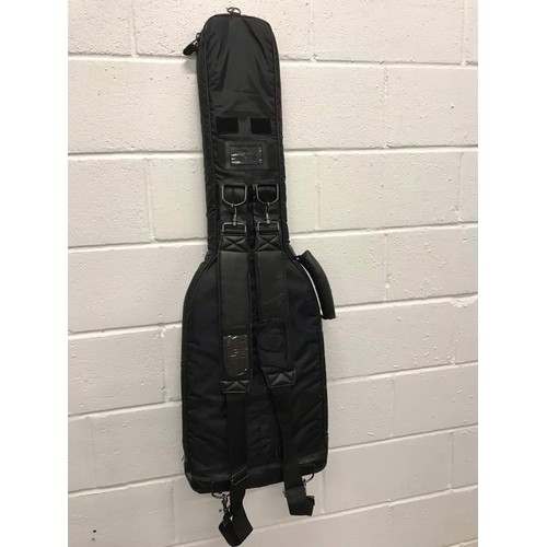 254 - Good quality canvas padded guitar case