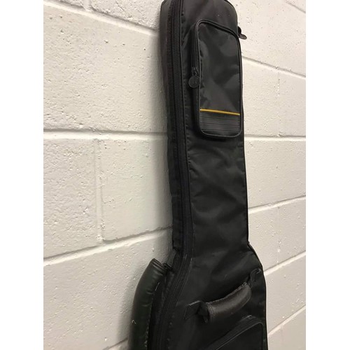 254 - Good quality canvas padded guitar case