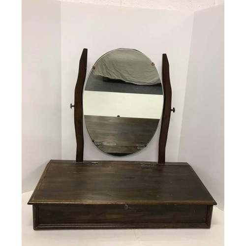 576 - Pine slope top vanity mirror