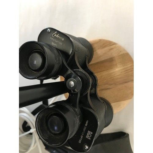 141 - Upcycled pair of WWII Field binoculars as a lamp