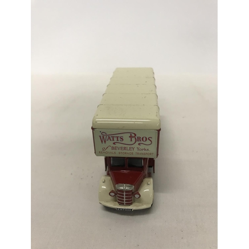 296 - Corgi Diecast removal van with Watt's Bros livery