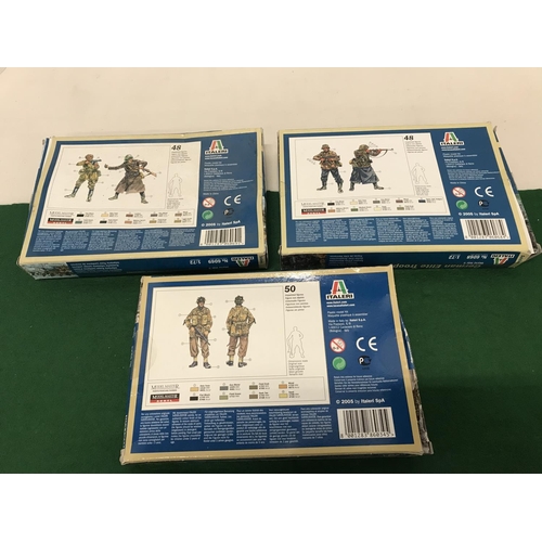 298 - Collection of boxed unused Italeri plastic WWII figures, British, German and Russian inventory