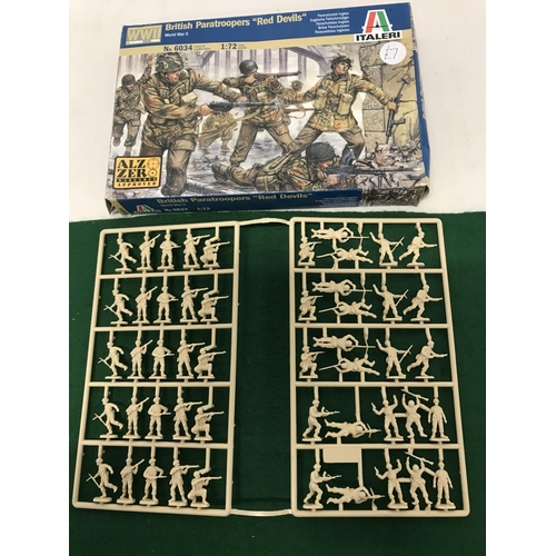 298 - Collection of boxed unused Italeri plastic WWII figures, British, German and Russian inventory