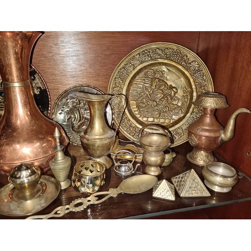 4 - Collection of mixed copper and brass