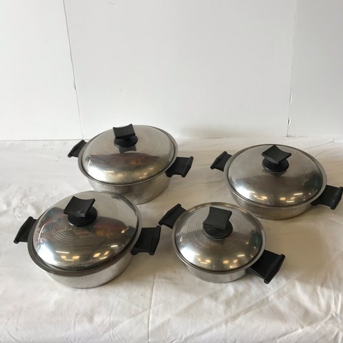 131 - Canadian RENA stainless steel 4 piece cookware