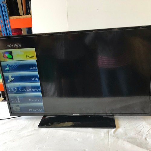 127 - Black finish Panasonic Tv ( see all pictures )