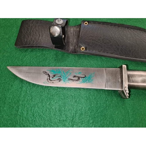 26 - Decorative anaconda head knife